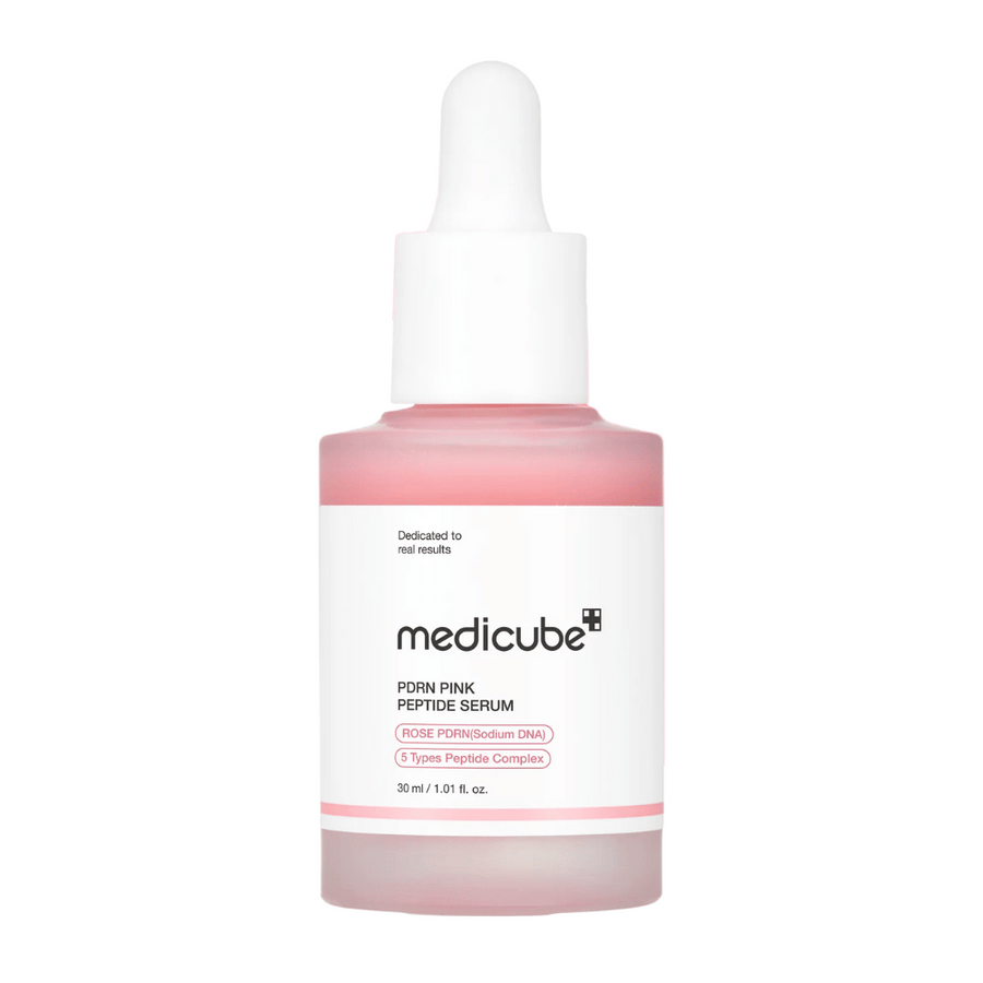 Medicube PDRN Pink Peptide Serum – Lystergivande och återuppbyggande serum.

🌹 Rose PDRN (Sodium DNA) – Stärker hudens barriär och främjar cellförnyelse.
💖 5 typer av peptidkomplex – Ökar kollagenproduktionen och förbättrar hudens elasticitet.
✨ Ger lyster – Minskar ojämnheter och ger en strålande hud.

Perfekt för en jämn, fast och återfuktad hud!