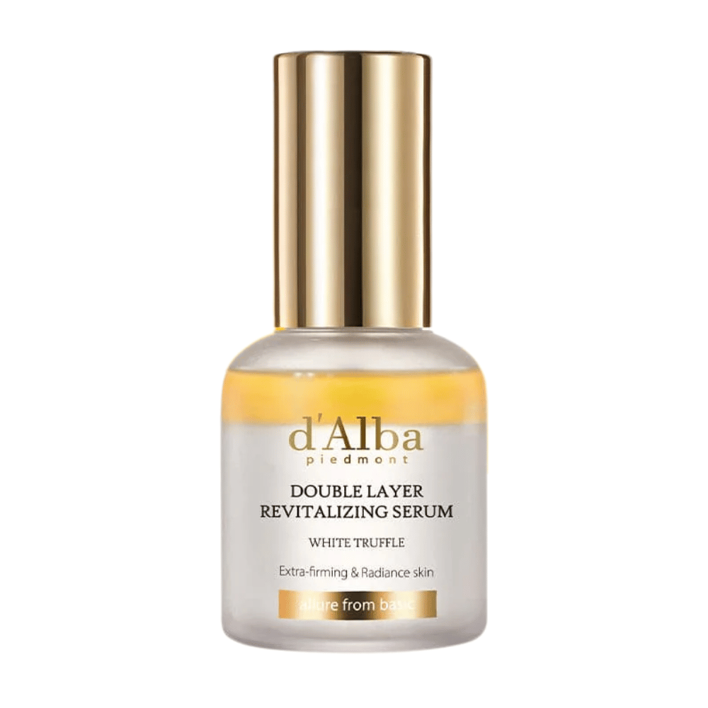 d'Alba White Truffle Double Layer Revitalizing Serum är ett avancerat serum med dubbelverkande formula som kombinerar vit tryffel och återfuktande oljor. Serumet ger extra fasthet och strålande hud, vilket skapar en fräsch och ungdomlig lyster.