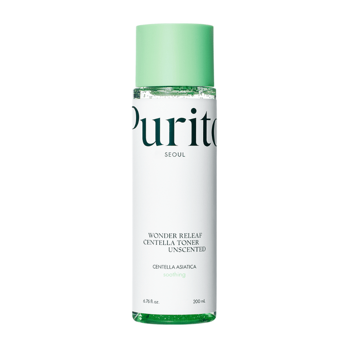 Purito Wonder Releaf Centella Toner Unscented är en mild toner som innehåller Centella Asiatica-extrakt. Den återfuktar och lugnar känslig hud utan irriterande dofter. Perfekt för daglig användning, hjälper den till att balansera hudens fukt och minska rodnad.