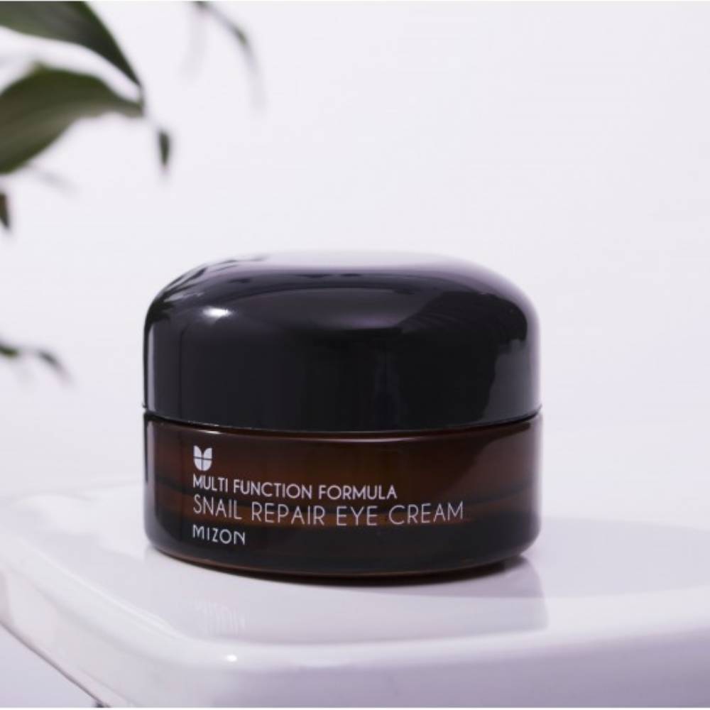 MIZON Snail Repair Eye Cream 25ml för fina linjer och rynkor.