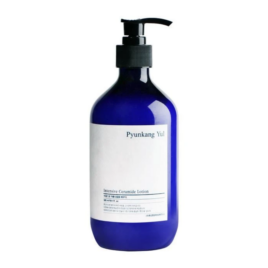 En flaska Pyunkang Yul Intensive Ceramide Lotion 500ml.