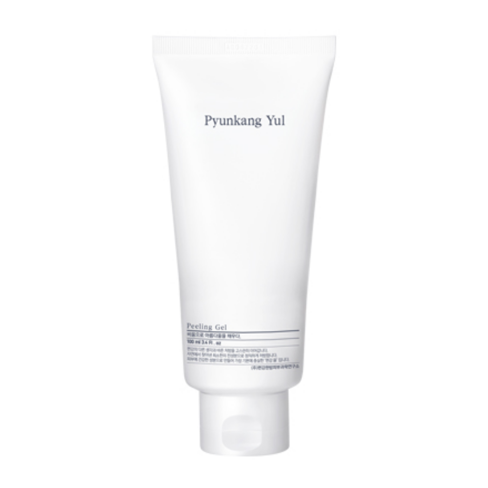 En tub Pyunkang Yul Peeling Gel 100ml på vit bakgrund.