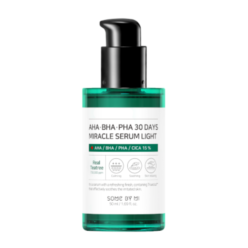 SOME BY MI AHA, BHA, PHA 30 Days Miracle Serum Light 50ml för akne och pigmentfläckar.